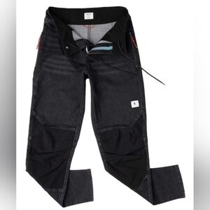 Women's Ripton Black Bike Pant Jeans